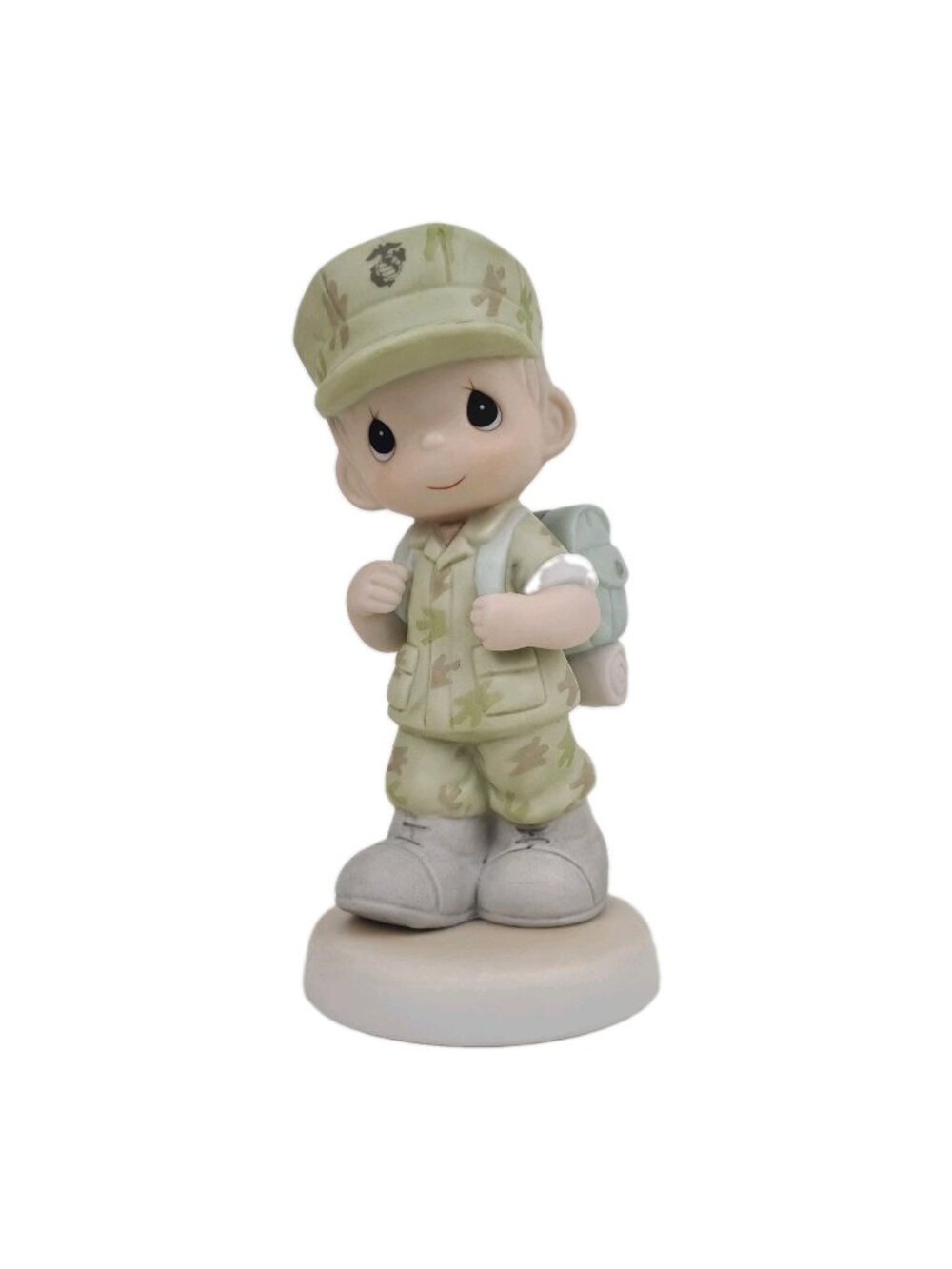 Precious Moments MARINES I'M PROUD TO BE AN AMERICAN 588113 Boy Figurine
